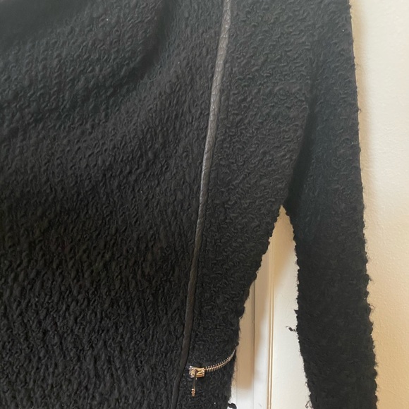 Knit Jacket with Leather Detail - Brand (Iro) - Picture 2 of 2